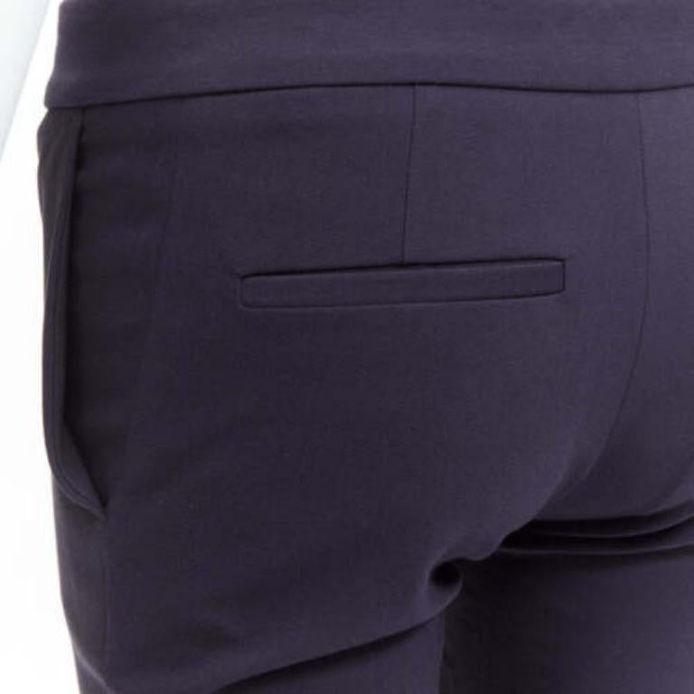 STELLA MCCARTNEY navy cotton blend high waist cropped skinny pants IT36 XXS
Reference: SNKO/A00294
Brand: Stella McCartney
Material: Cotton, Blend
Color: Navy
Pattern: Solid
Closure: Zip Fly
Extra Details: Darts at back flatters bum.
Made in: