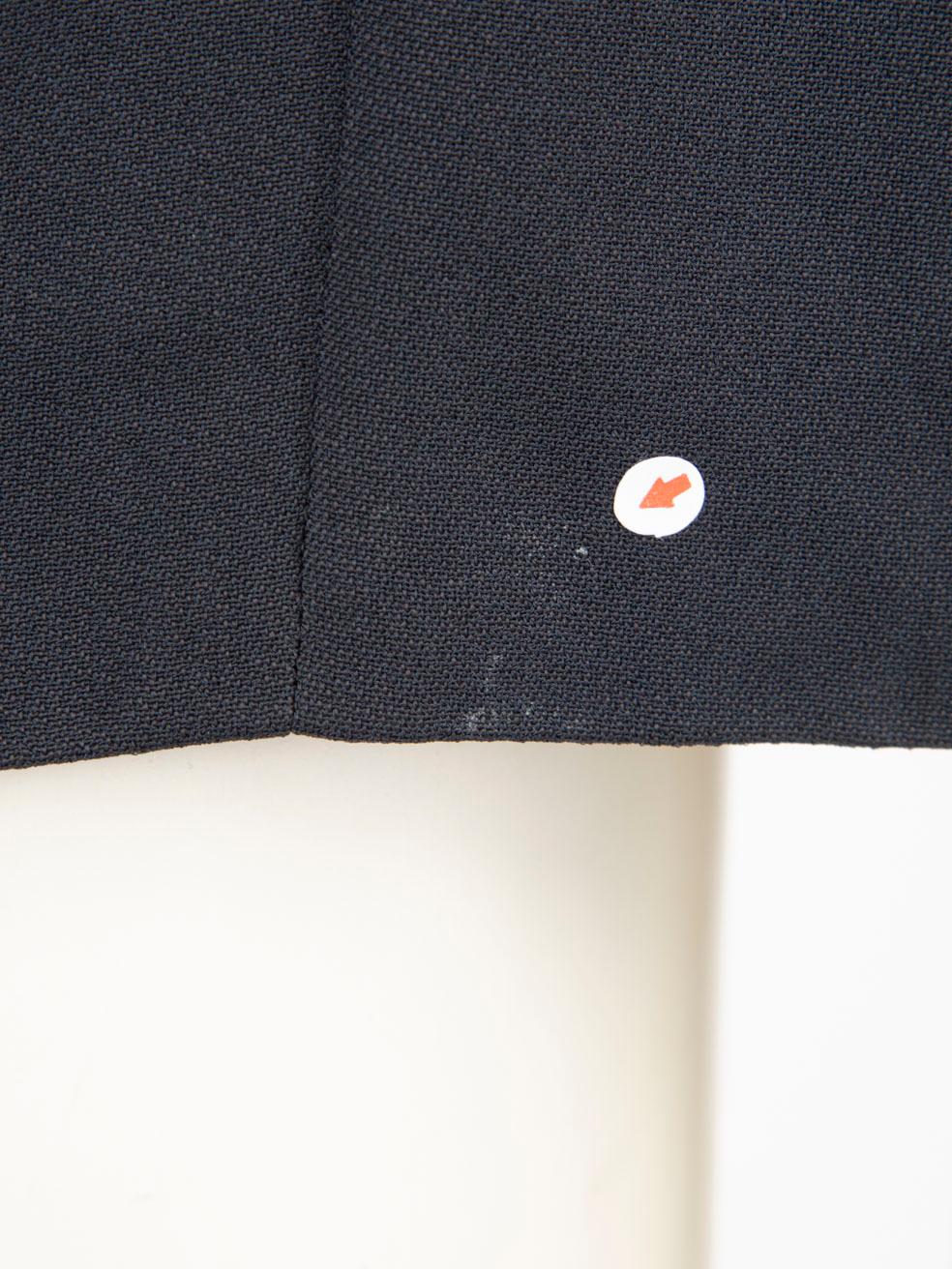 Stella McCartney Navy Long Sleeve Ruched Dress Size M For Sale 6