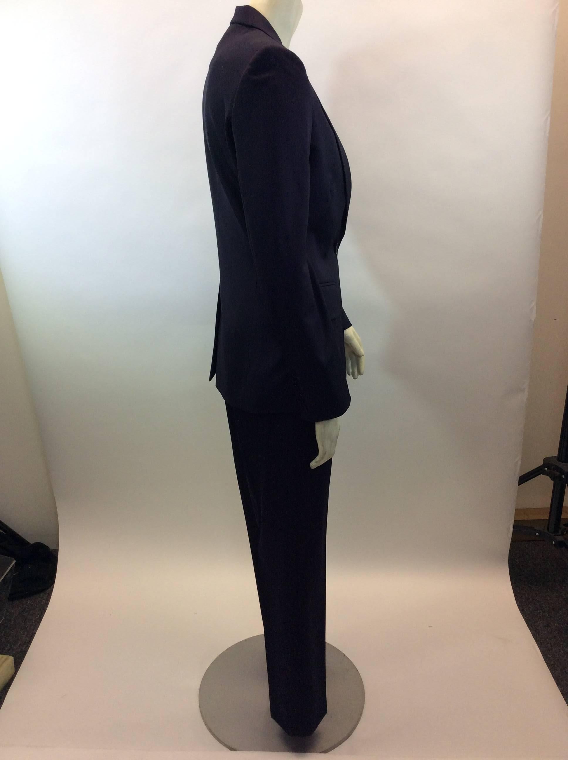 Black Stella McCartney Navy Pant Suit For Sale