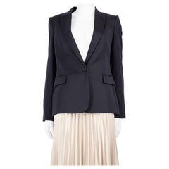 Stella McCartney Navy Single Breast Blazer Jacket Size M