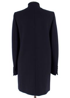 Stella McCartney Navy Wool Blend Bryce Coat - Current Season US 4 For Sale  at 1stDibs | stella mccartney bryce coat