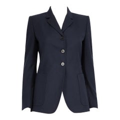 Stella McCartney Navy Wool Single Breast Blazer Size S