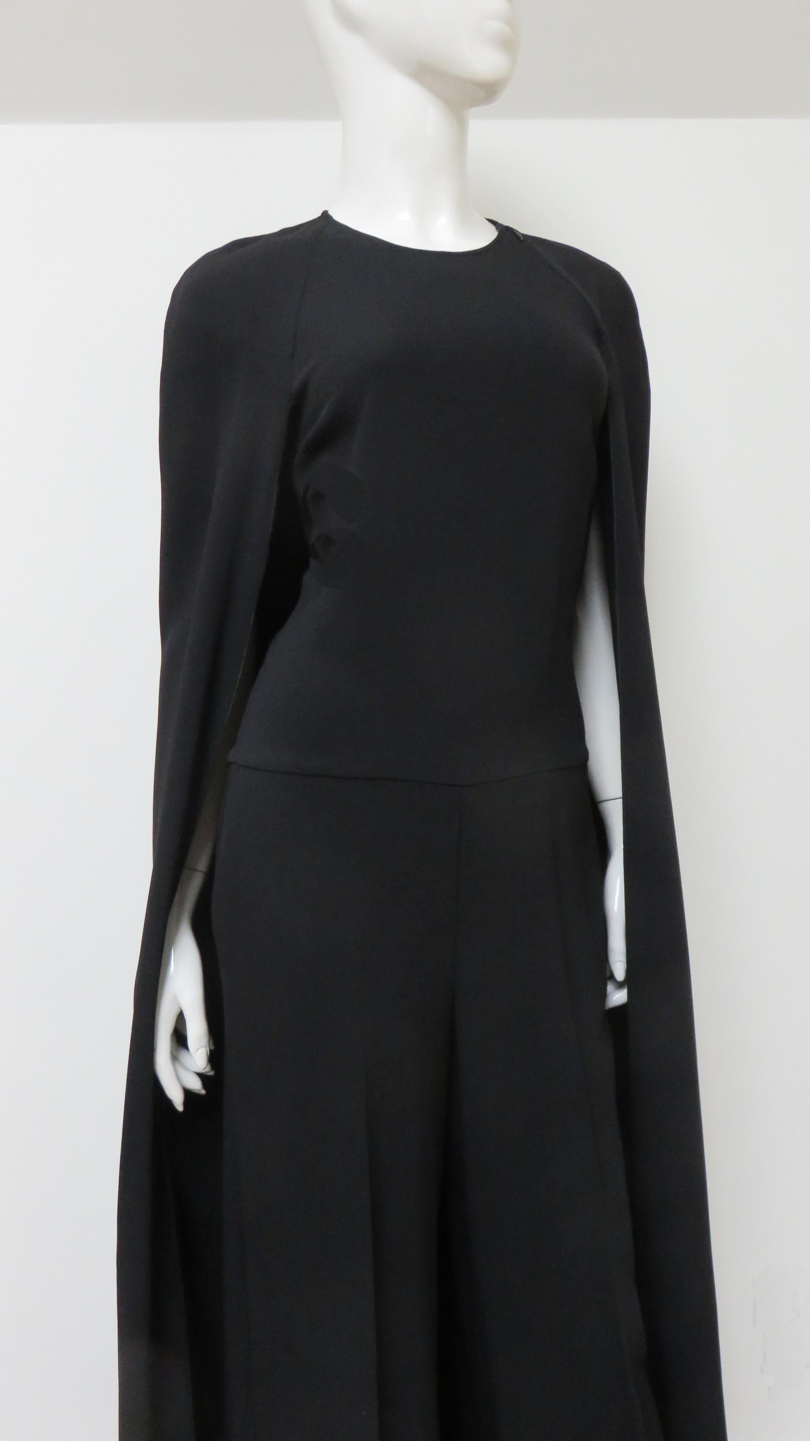 Stella McCartney New S/S 2015 Jumpsuit with Cape In Excellent Condition For Sale In Water Mill, NY
