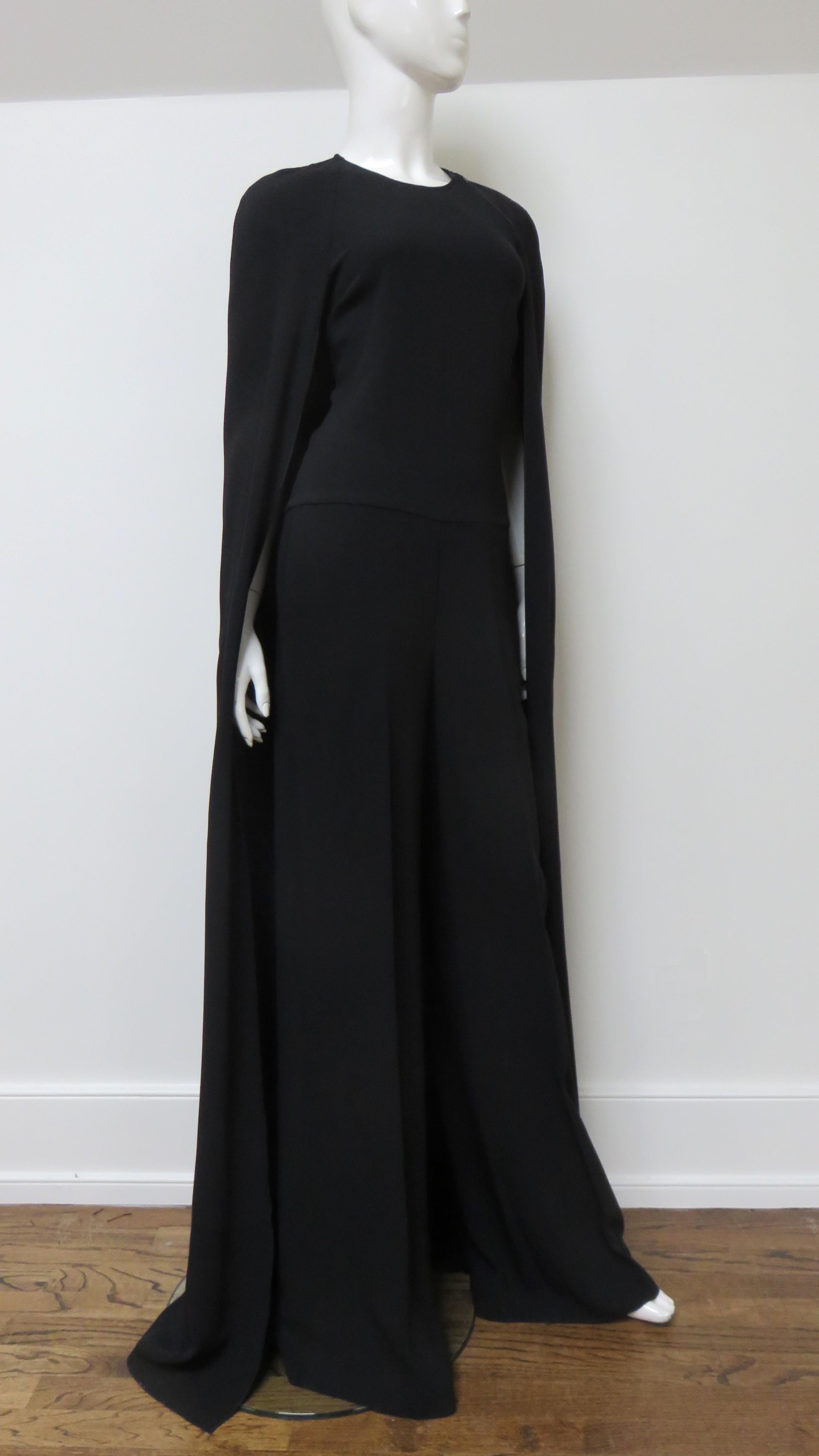 Stella McCartney New S/S 2015 Jumpsuit with Cape For Sale 3