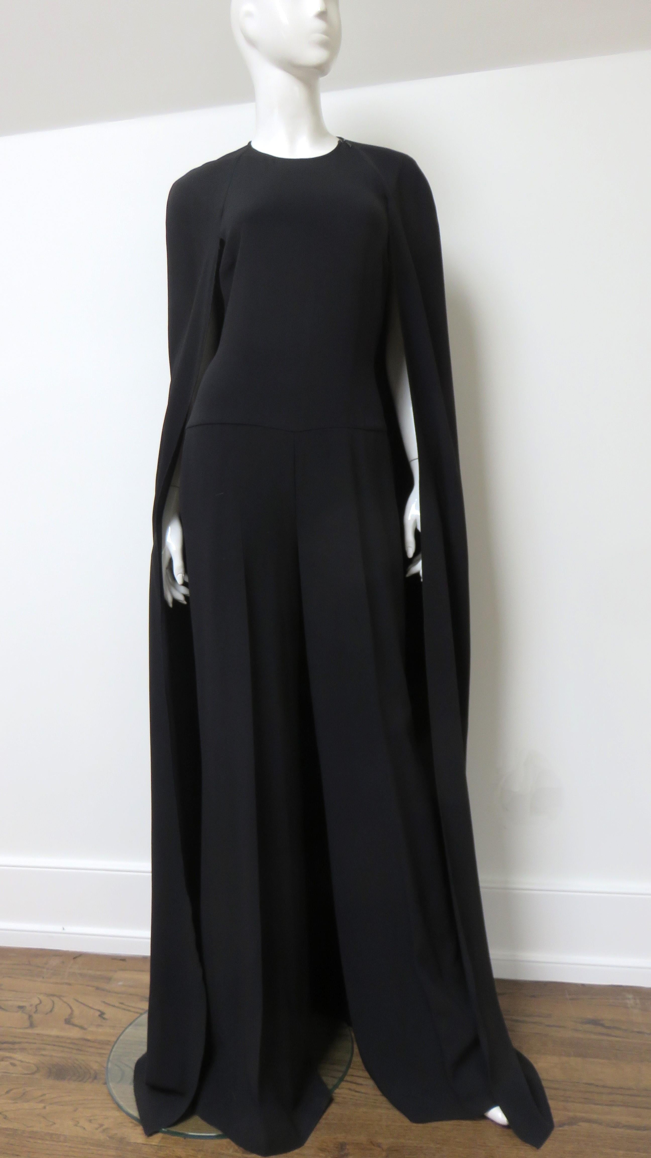 Stella McCartney New S/S 2015 Jumpsuit with Cape For Sale 4