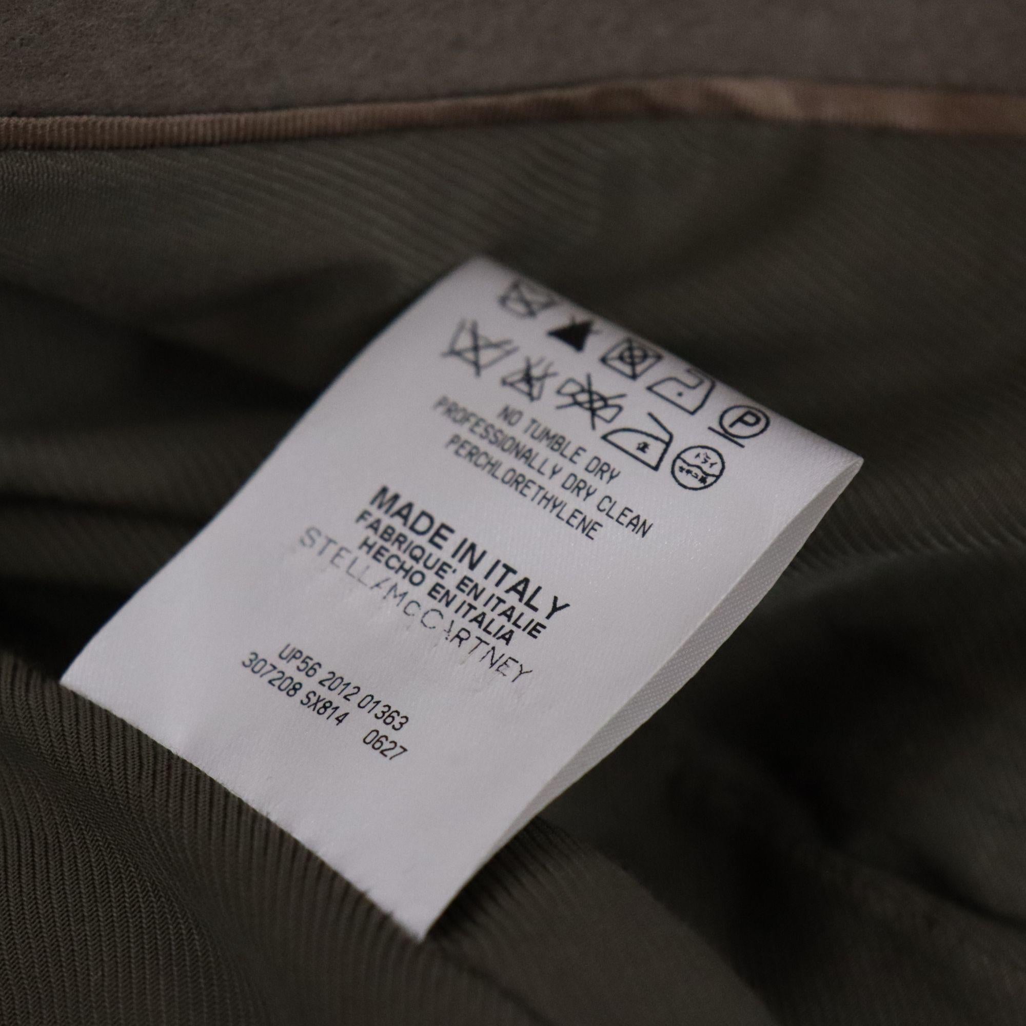 Stella McCartney - Manteau en laine, état neuf avec étiquettes, taille IT 40 en vente 3