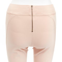 STELLA MCCARTNEY nude elasticated waistband motocycle legging pants IT38 XS