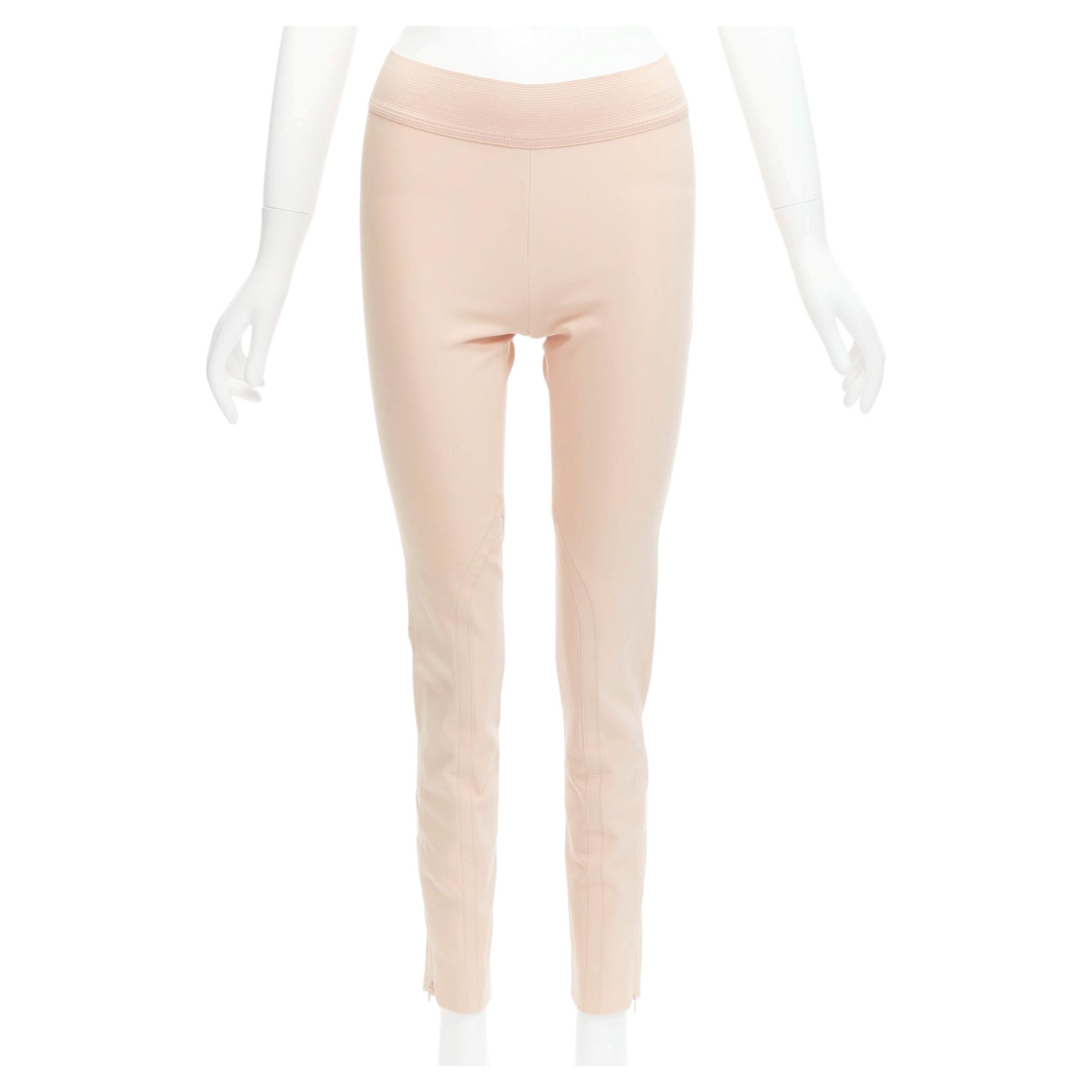 STELLA MCCARTNEY nackt elastischer Bund Motorrad-Legging-Hose IT38 XS