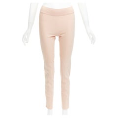 STELLA MCCARTNEY nude elasticated waistband motocycle legging pants IT38 XS