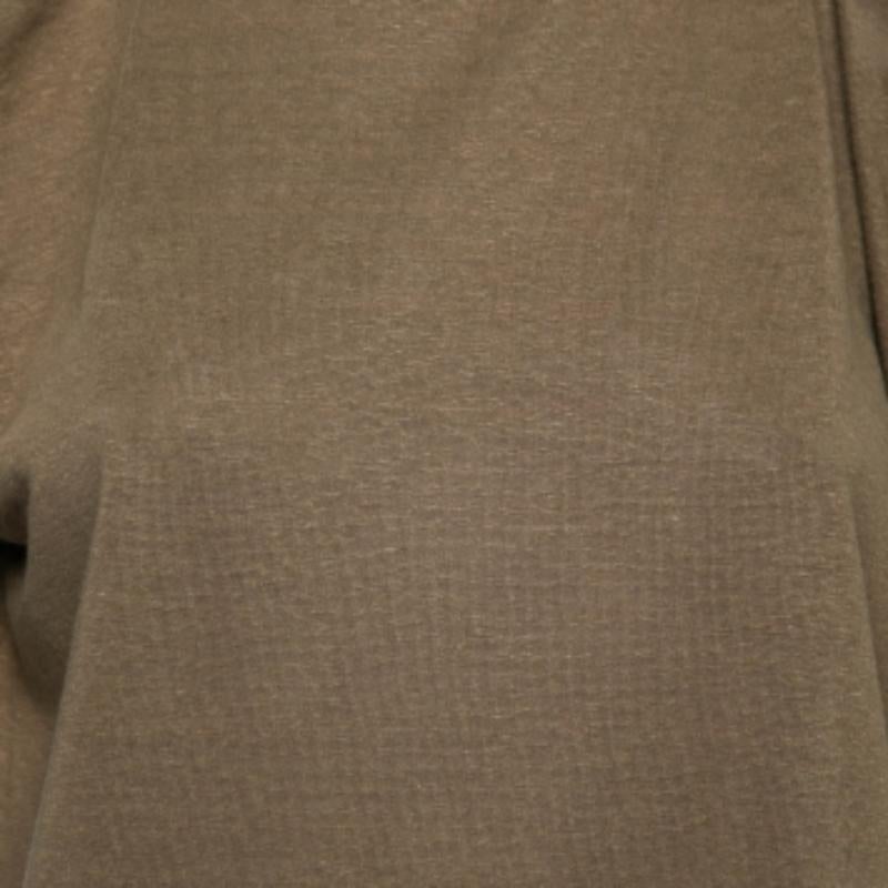 Stella McCartney Olivgrünes Leinen-Top mit Reißverschluss-Detail S Damen im Angebot