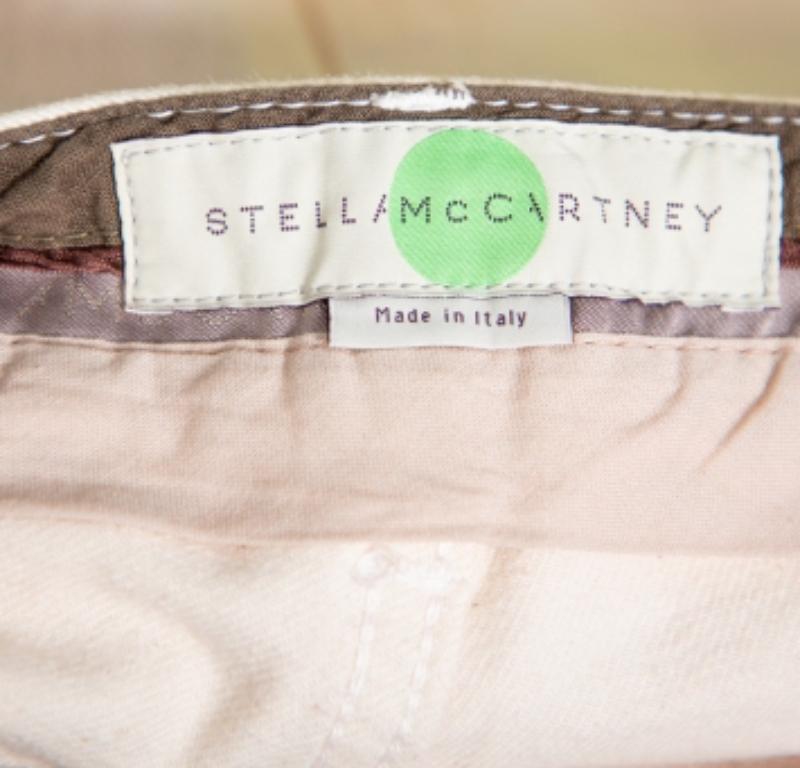 Orange Stella McCartney Ombre Denim Zip Detail Jeans M For Sale