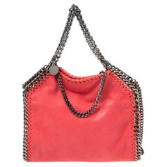 Stella McCartney - Fourre-tout Mini Falabella en daim orange