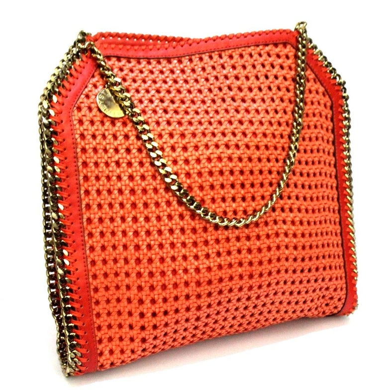 Stella McCartney Orange Leather Falabella Bag at 1stDibs | stella ...