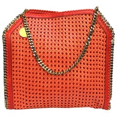 Stella McCartney - Sac Falabella en cuir orange