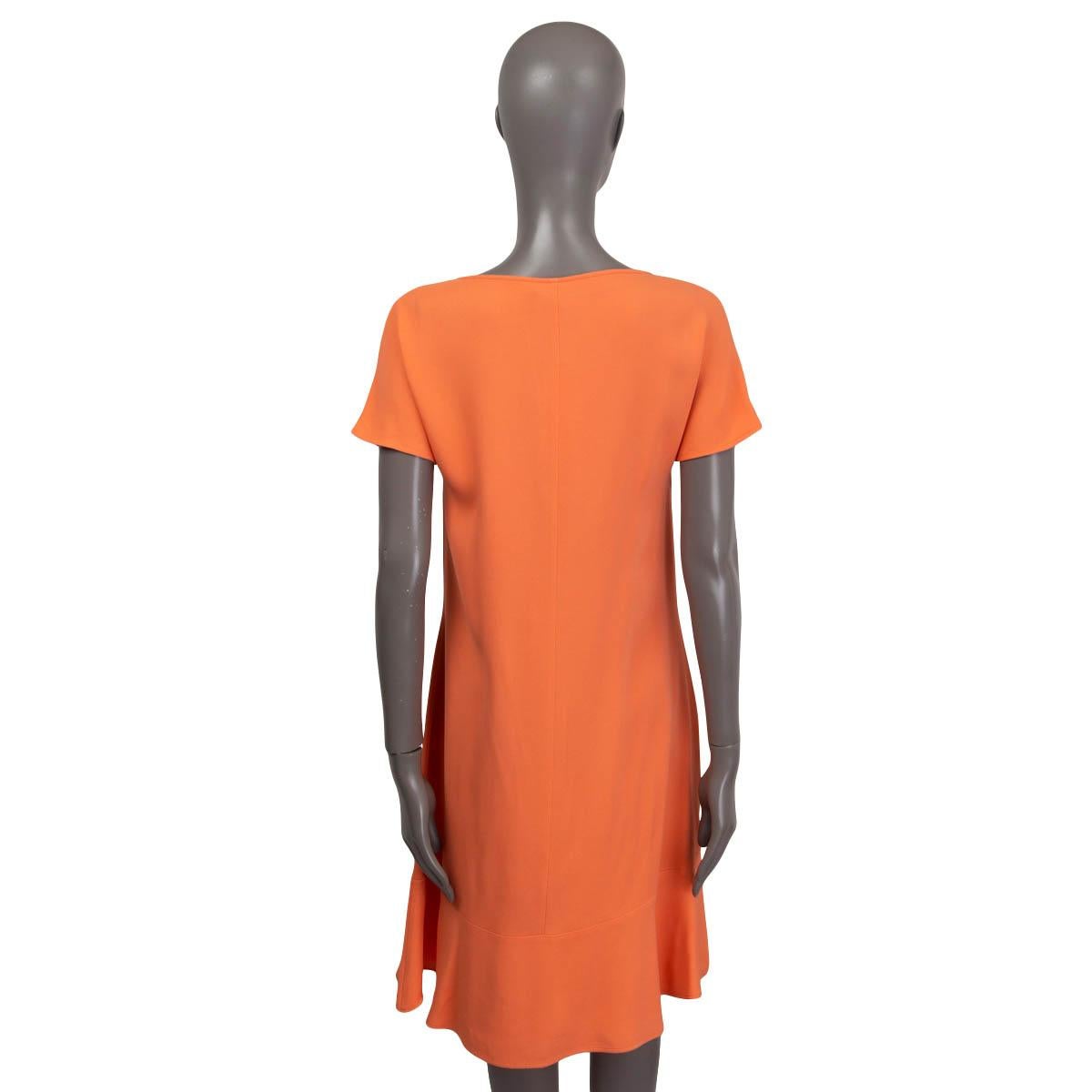 light orange dress short