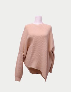 Pull oversize en tricot côtelé Stella McCartney en beige - EU 38