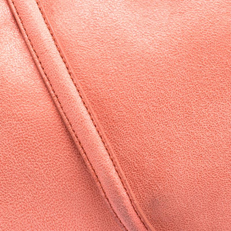 Women's Stella McCartney Peach Faux Leather Falabella Shoulder Bag