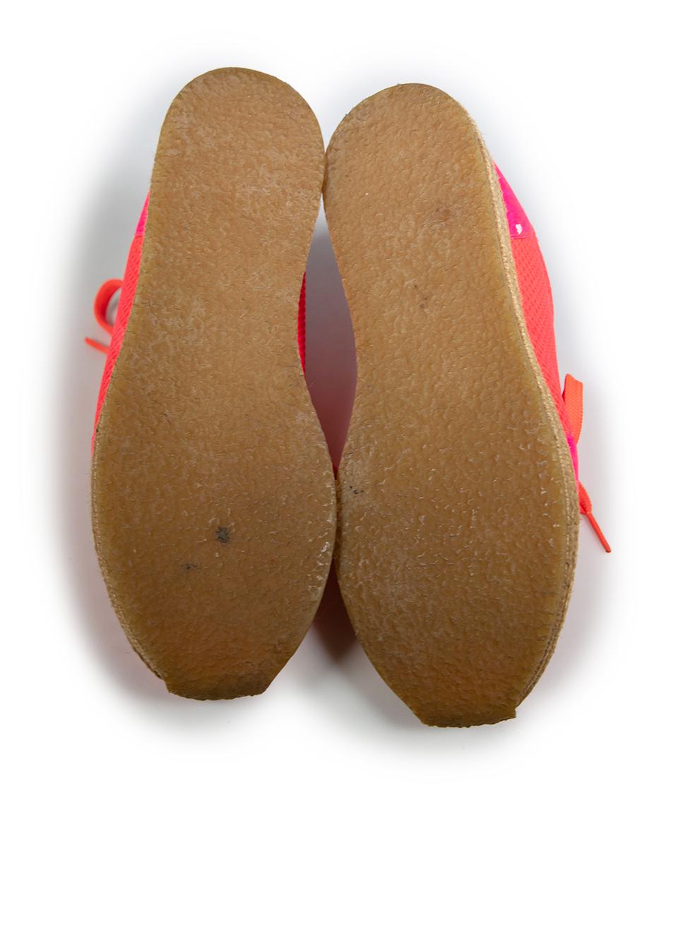 Baskets espadrilles roses à lacets Stella McCartney, taille IT 36 Bon état - En vente à London, GB