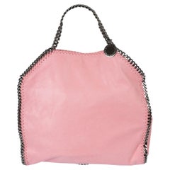STELLA MCCARTNEY Bolso TOTE FALABELLA MEDIUM FOLD-OVER de piel sintética rosa