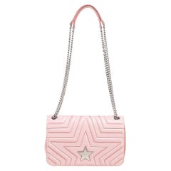 Stella McCartney Stella McCartney Rosa Kunstleder Stella Star Umhängetasche