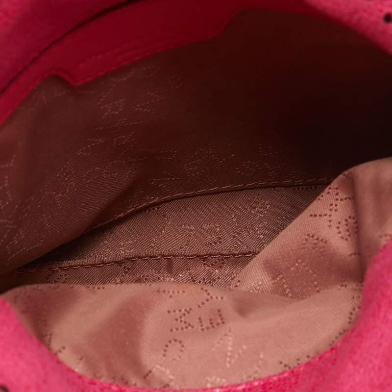 Stella McCartney Pink Faux Suede Tiny Falabella Tote 6