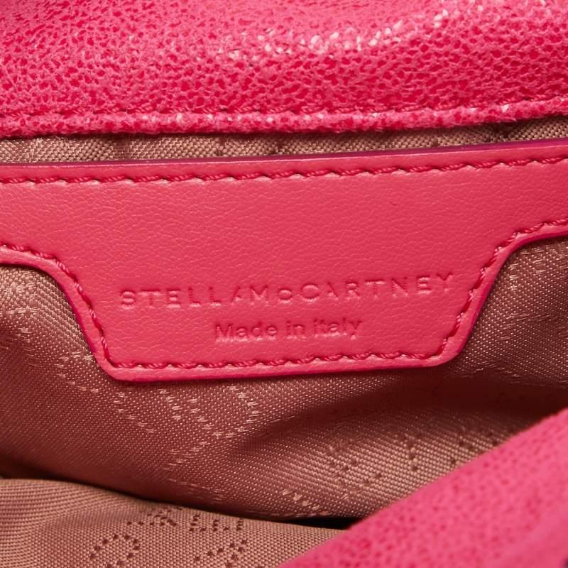 Women's Stella McCartney Pink Faux Suede Tiny Falabella Tote