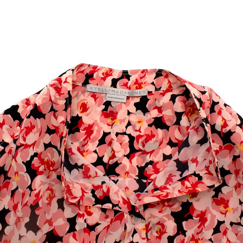 stella mccartney floral blouse