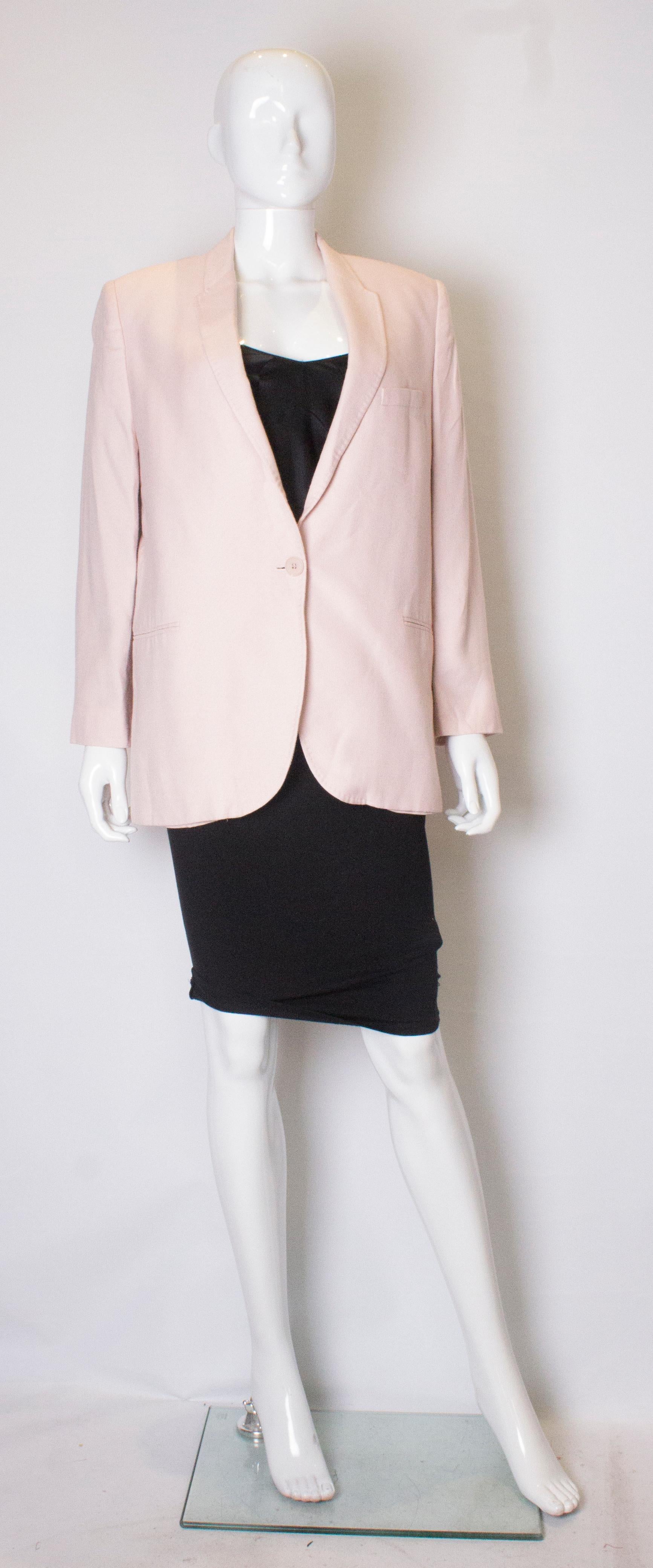 stella mccartney pink blazer