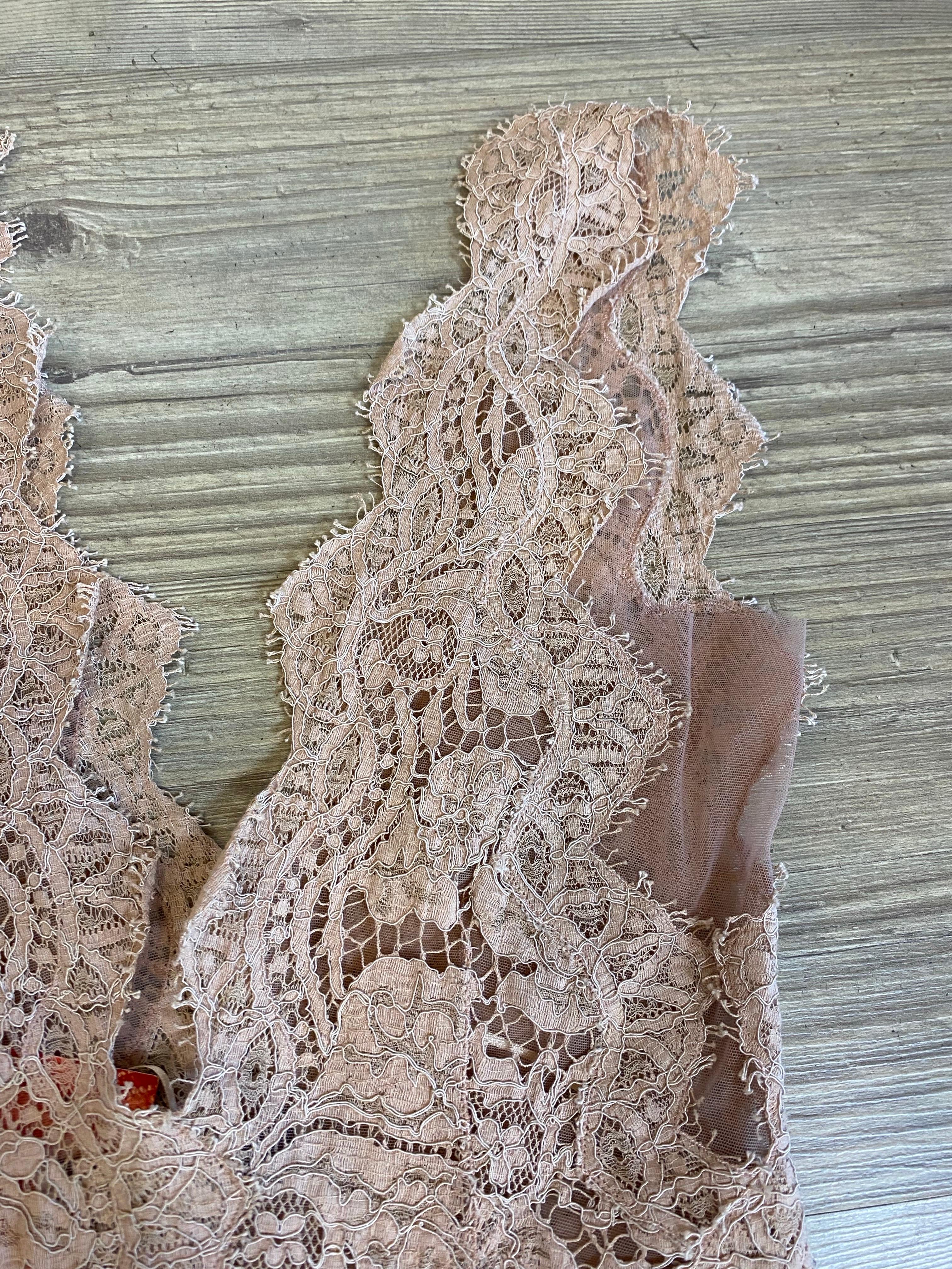 Stella McCartney pink lace Top For Sale 1