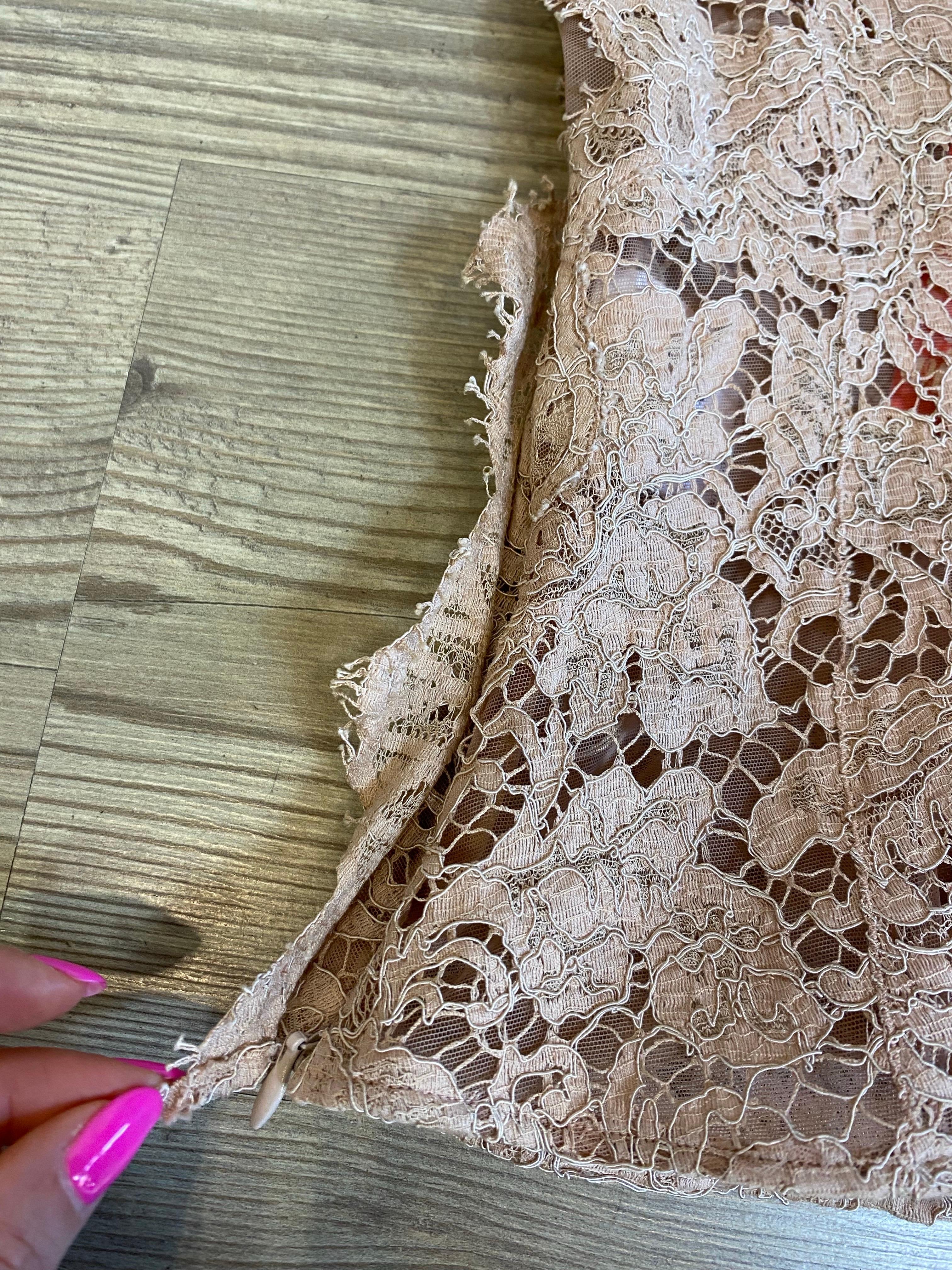 Stella McCartney pink lace Top For Sale 2