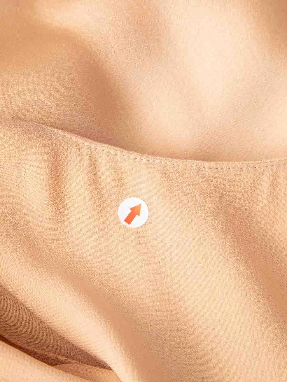 Stella McCartney Pink Silk Asymmetric Midi Dress Size M 1