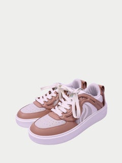 Stella McCartney Pink & White Platform Sneakers - EU 38