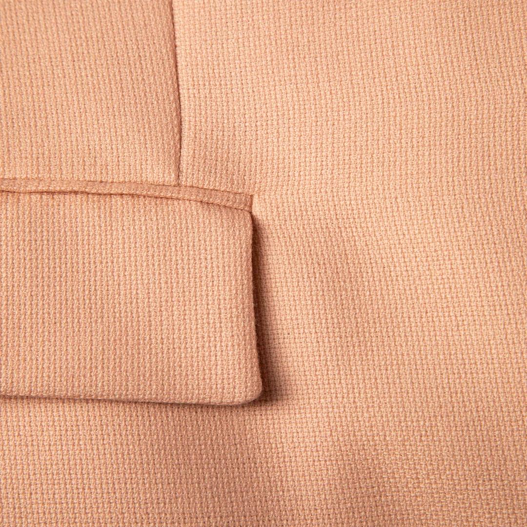 Beige Stella McCartney Pink Wool Blazer Size S For Sale