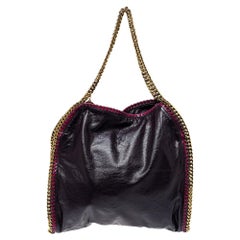 Stella McCartney Plum/Pink Faux Leather Small Falabella Tote