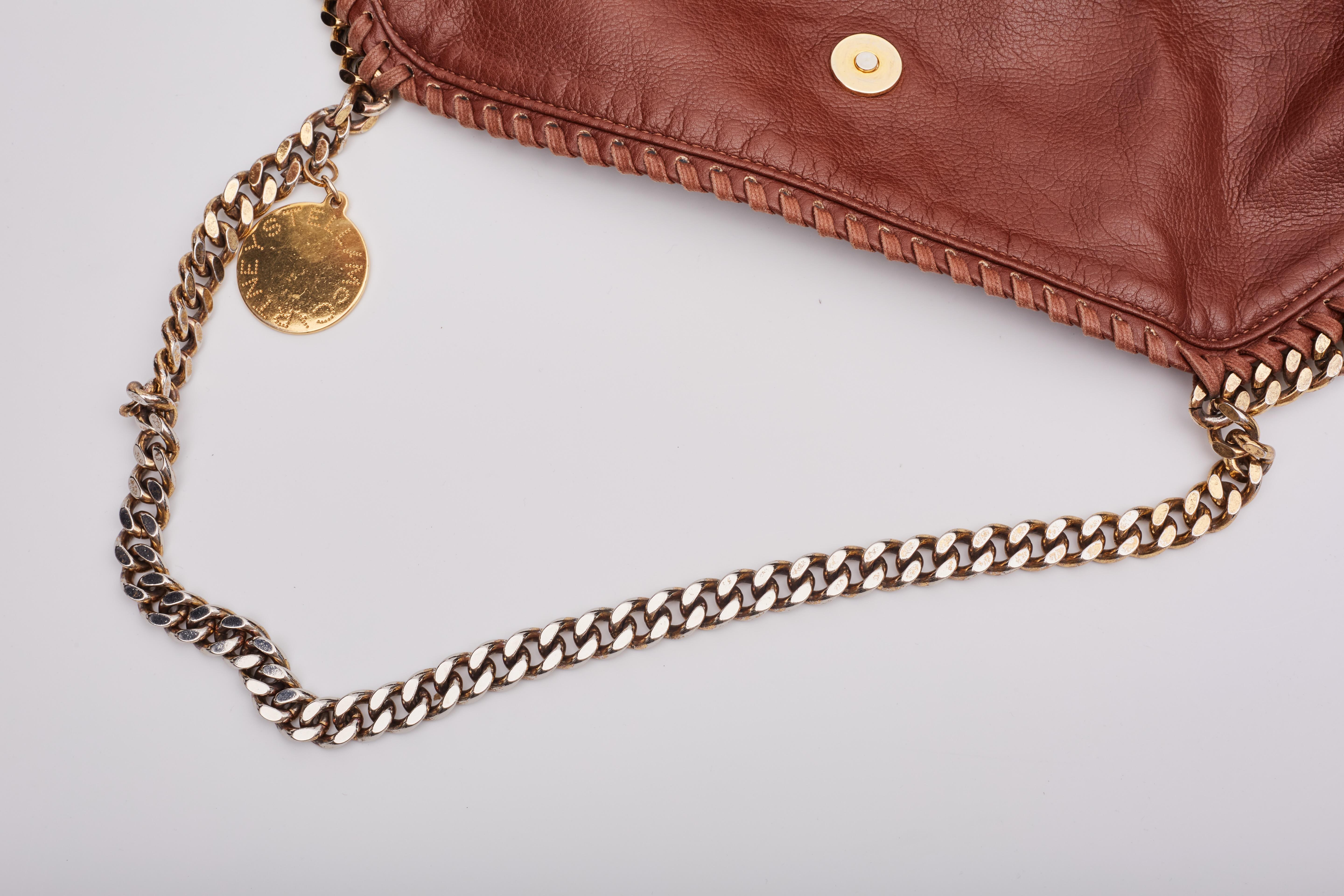 Stella McCartney - Borsa Falabella in denim blu stampato - Grande 5