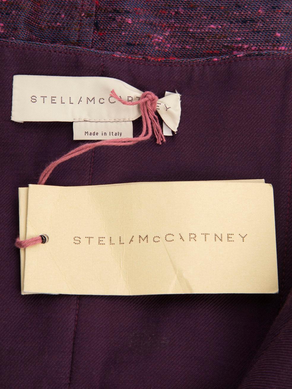Stella McCartney Purple Cut Out Strapless Dress Size XXXS In New Condition In London, GB