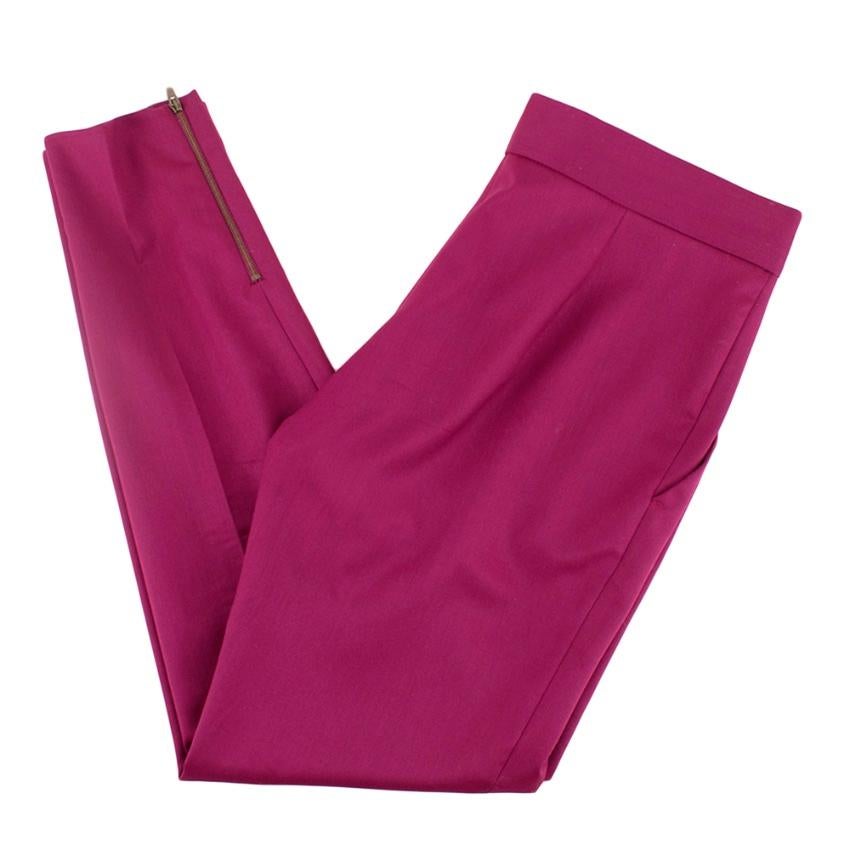 Red Stella McCartney Purple Wool Suit - Size US6
