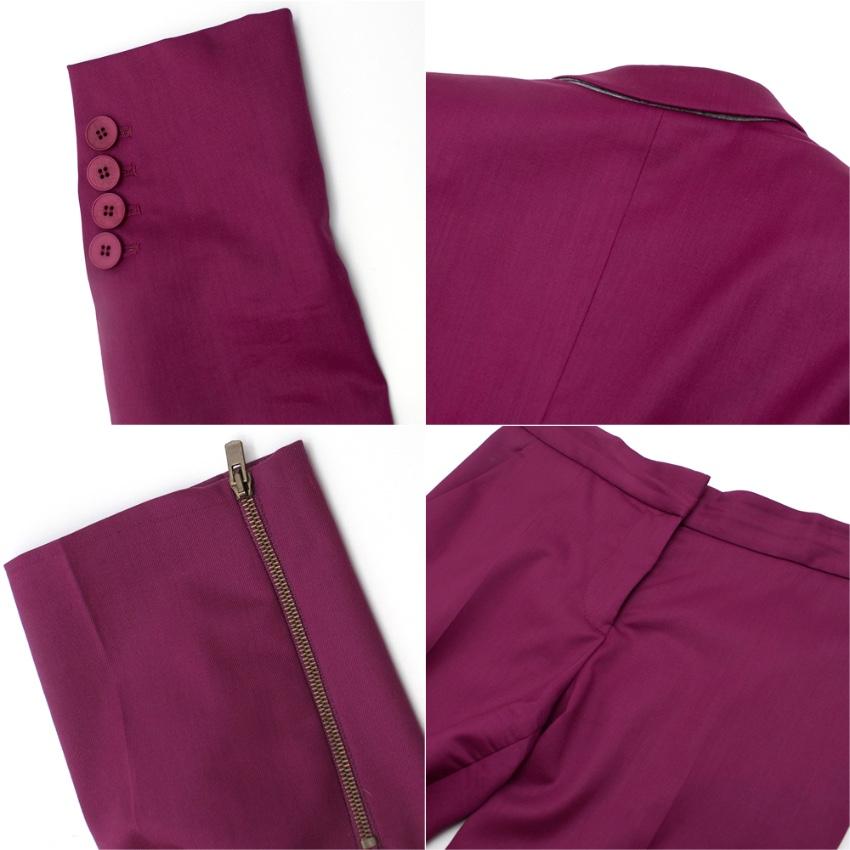 Women's or Men's Stella McCartney Purple Wool Suit - Size US6