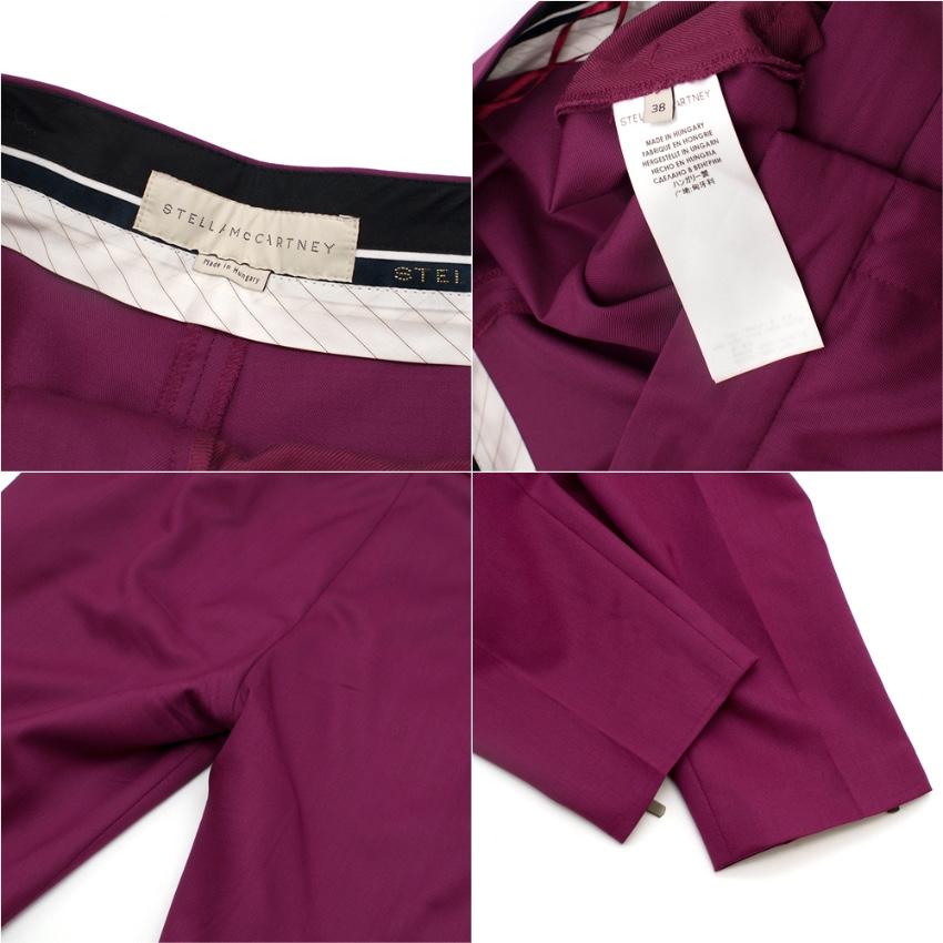 Stella McCartney Purple Wool Suit - Size US6 1