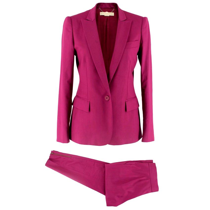 Stella McCartney Purple Wool Suit - Size US6