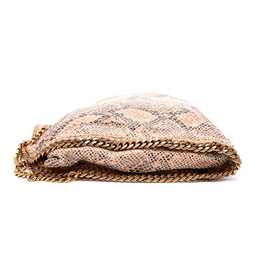Stella McCartney Python Effect Falabella Tote Bag In Excellent Condition For Sale In London, GB