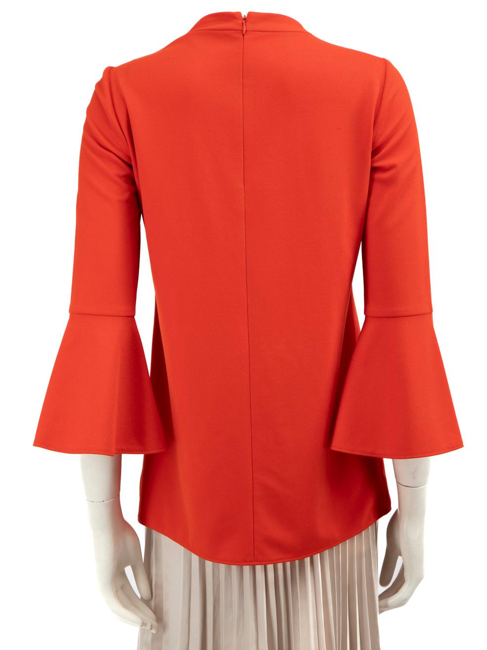 Rosso Stella McCartney - Top rosso con maniche lunghe e svasate - taglia S in vendita