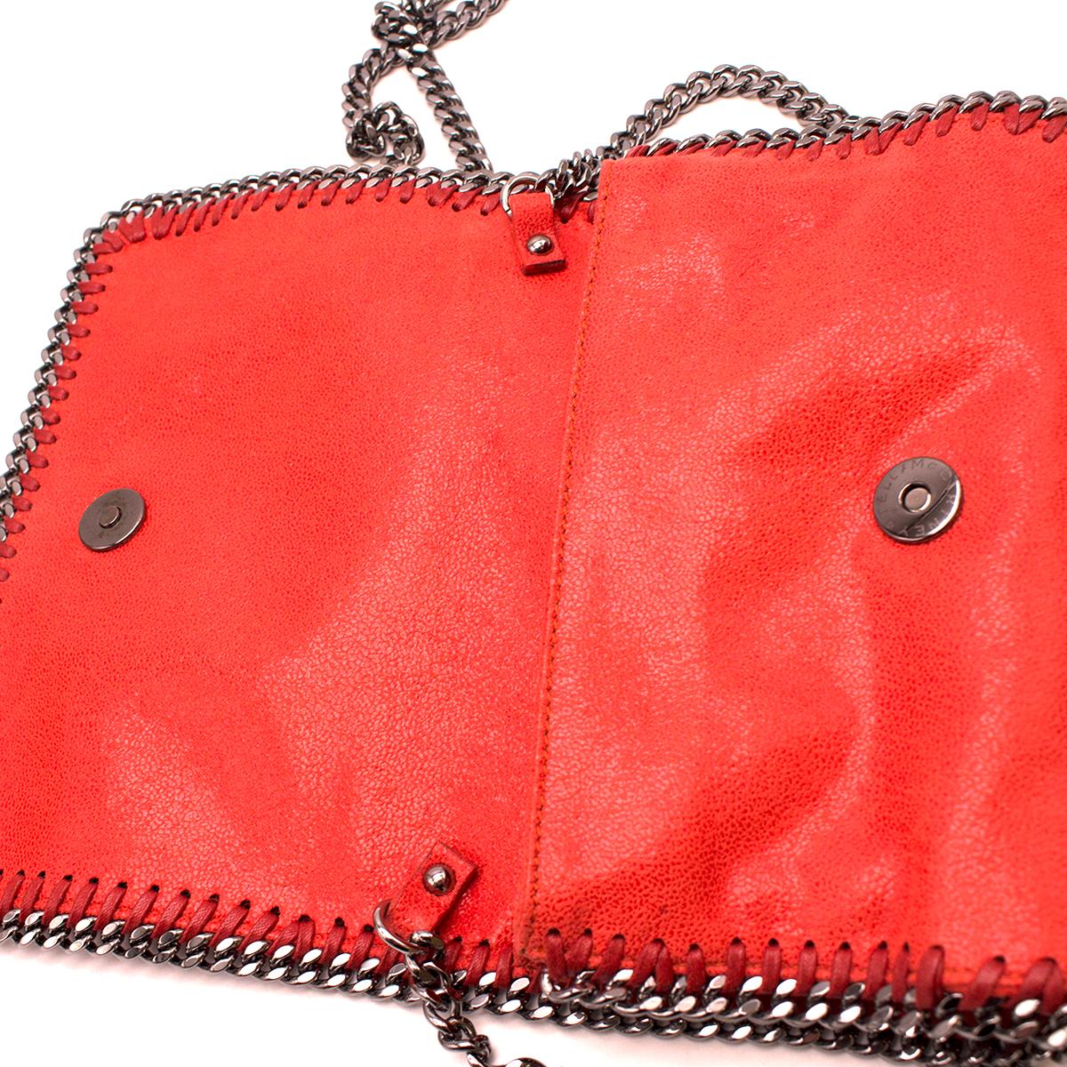 Stella McCartney Red Mini Falabella Bag 5