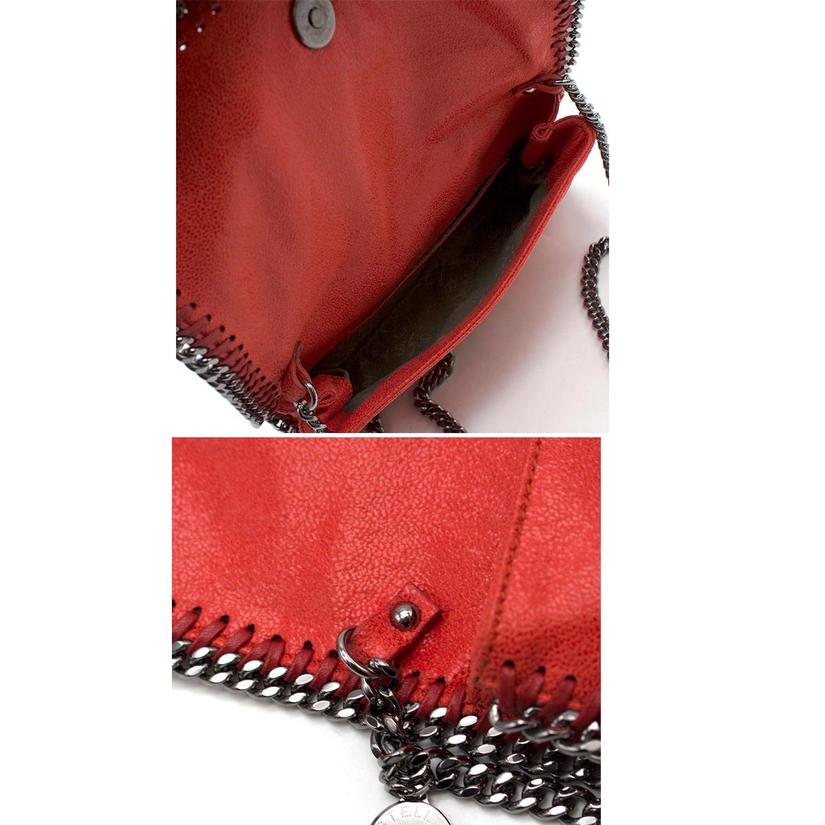 Stella McCartney Red Mini Falabella Bag 4
