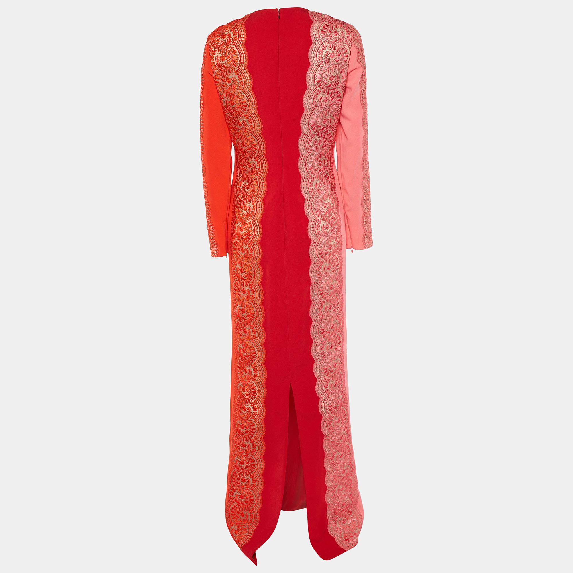 The fine artistry and the feminine silhouette of this designer dress exhibit the label's impeccable craftsmanship in tailoring. It is stitched using quality materials, has a good fit, and can be easily styled with chic accessories, open-toe sandals,