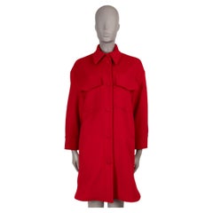 STELLA MCCARTNEY Manteau Kerry 2020 en laine rouge 36 XS