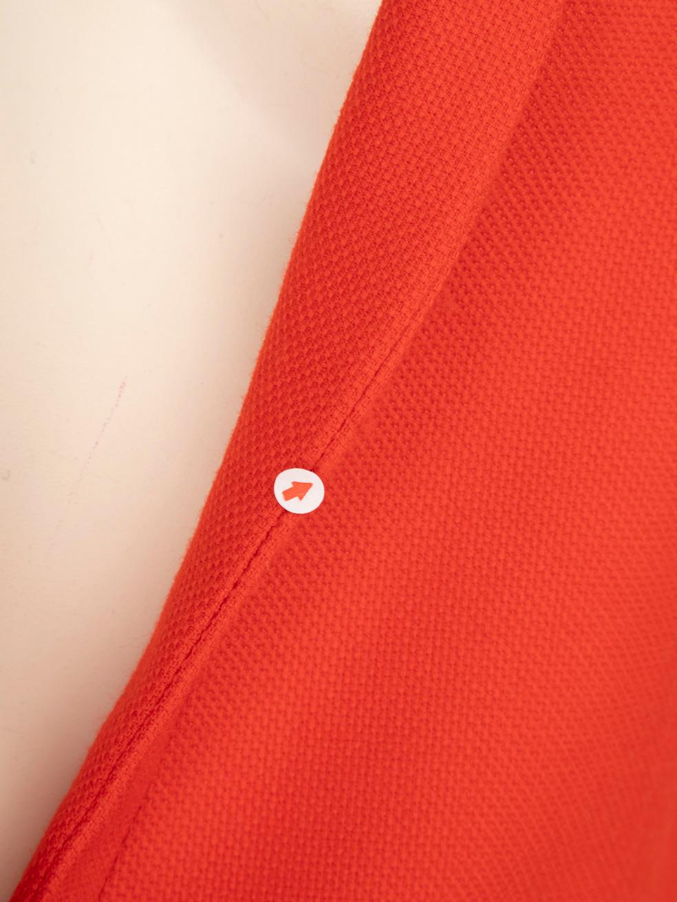 Stella McCartney Red Wool Single Breasted Blazer Size XS For Sale 2