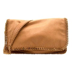 Stella McCartney Rose Gold Falabella Flap Bag M