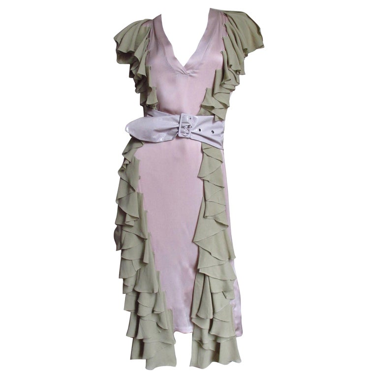 Stella McCartney Silk Color Block Dress For Sale at 1stDibs