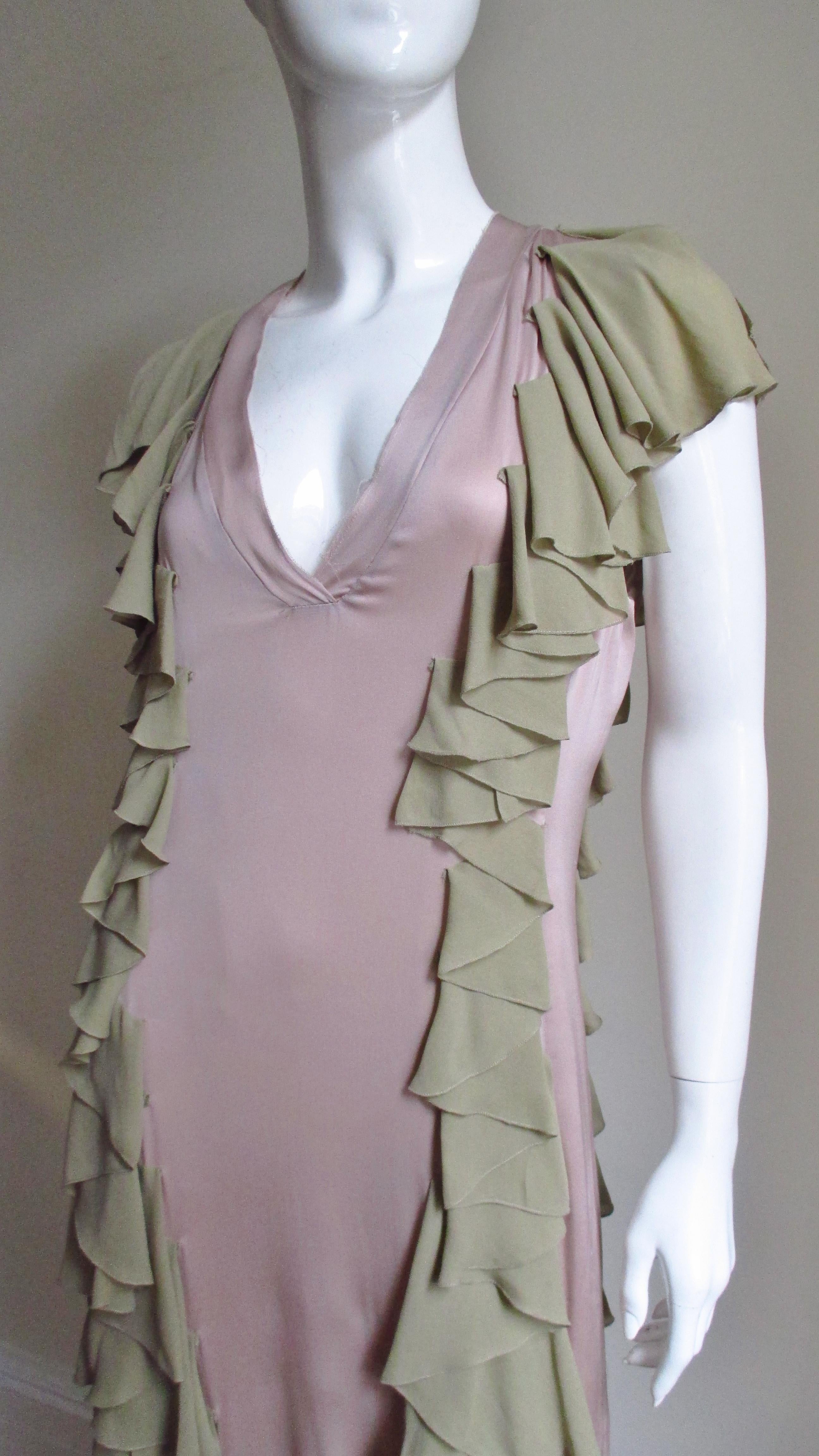 Women's  Stella McCartney Silk Dress with Ruffles